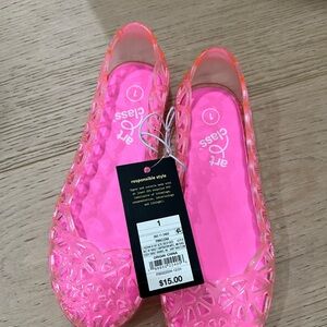 Art Class Pink Girls Jelly shoes